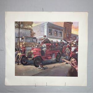 Vintage Society Parade Art Print Ephemera Exclusive Bendix Limited Copy Novelty